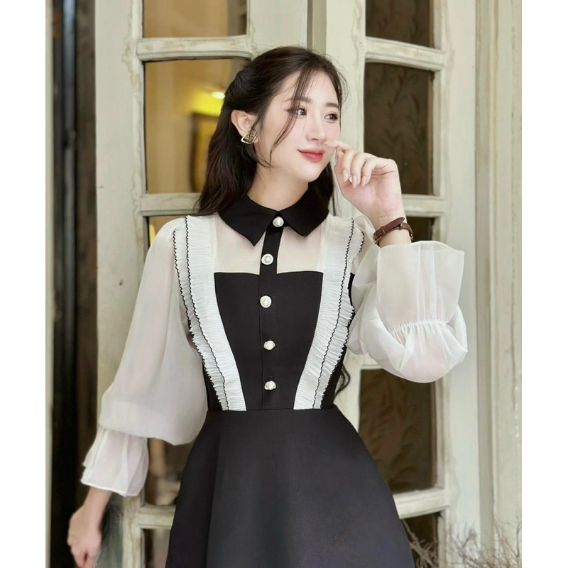 Bigsize 60-90kg váy kiểu phối siêu xinh