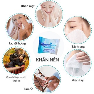 KHĂN NÉN DẠNG VIÊN TRẦN - Lẻ 1 khăn