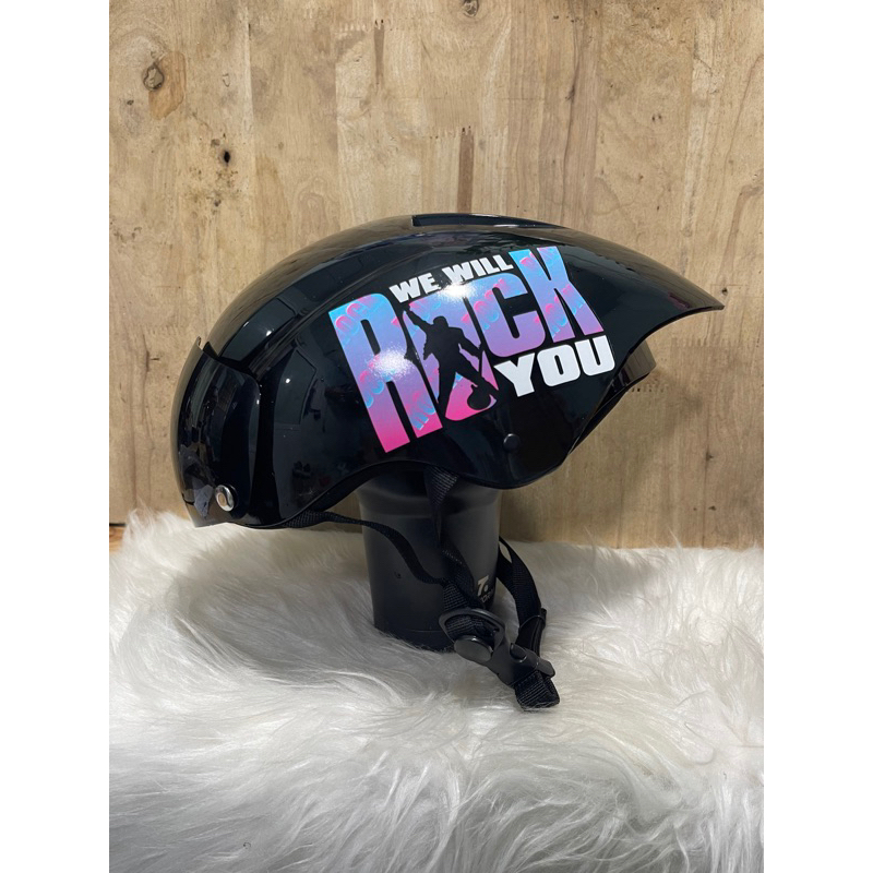 Nón bảo hiểm đuôi nhọn độ tem 💥💥Tặng kèm tem 💥