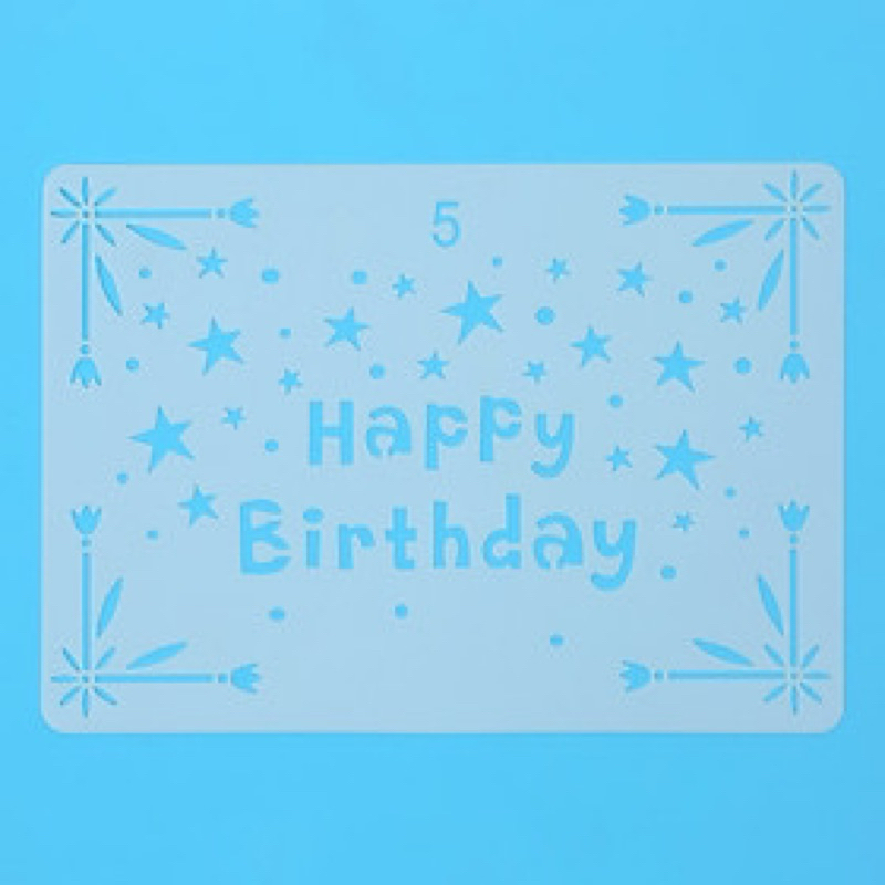 Thước Vẽ Hoạ Tiết Thủ Công Happy Birthday