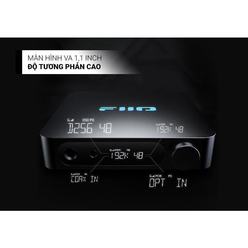 DeskTop DAC/AMP FiiO K11 Lossless Hifi Amplifier | Chip Dac CS43198 | Single-Chip GD32F303RET6 | công suất 1400mW