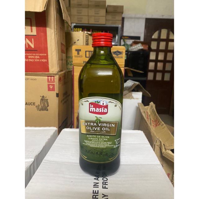 Dầu Oliu Extra virgin 1Lit - Dầu oliu ép lạnh 100%