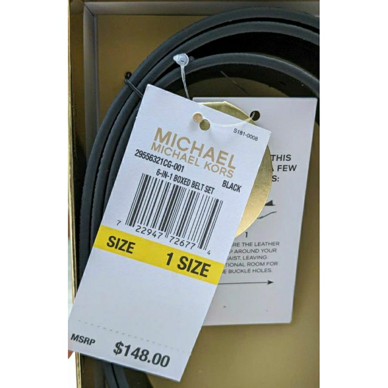 🇺🇸Set thắt lưng Nữ Michael Kors 6-in-1 Reversible Belt Set