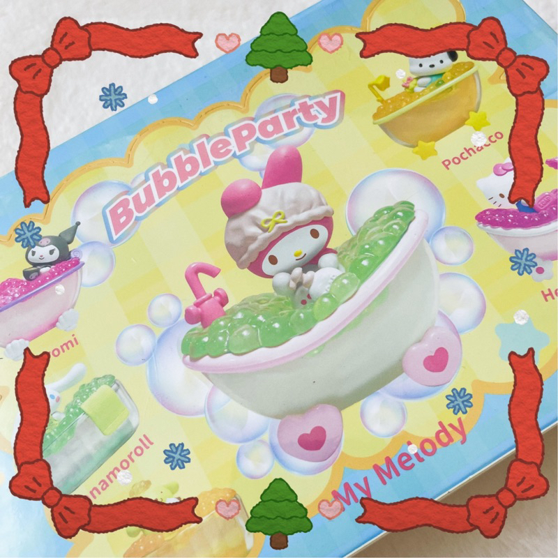 Hộp mù Sanrio đi tắm cute