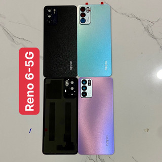 Nắp lưng kính oppo reno 6 zin kèm cụm kính cam