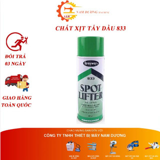 Chai tẩy dầu mỡ trên vải 833 TQ Sprayway - Chai xịt tẩy dầu 833 TQ sprayway