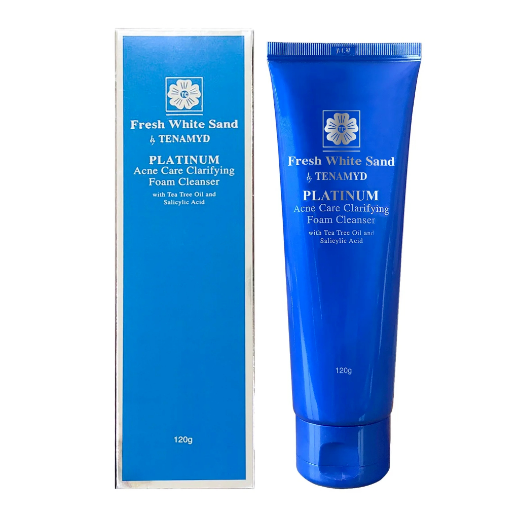 Sữa Rửa Mặt Dành Cho Da Mụn Tenamyd Platinum Acne Care Clarifying Foam Cleanser 120g