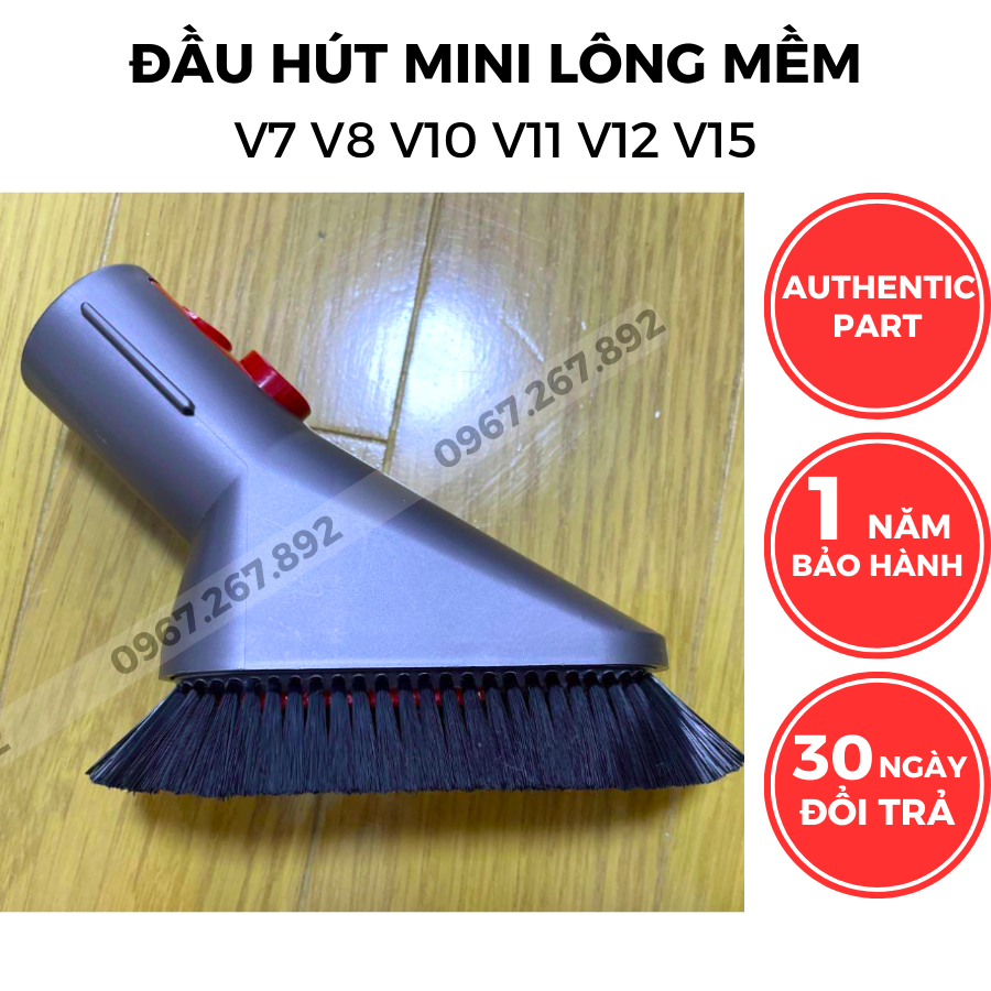 Chính hãng - Đầu hút bàn chải mini lông mềm máy hút bụi DYSON mini soft dusting brush tool