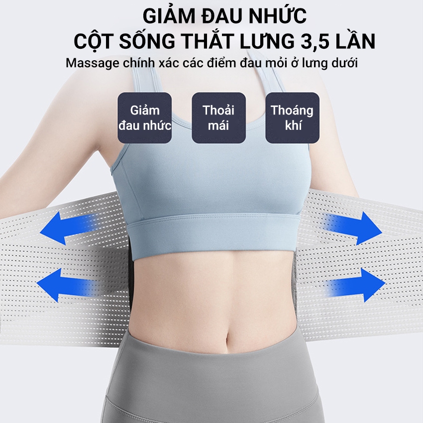 Đai định hình thắt lưng cột sống, hỗ trợ thắt lưng căng địa đệm, thoái hoá thoát vị đĩa đệm