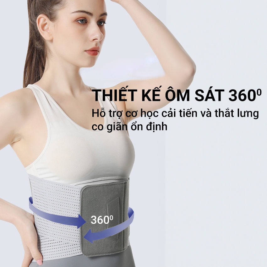 Đai định hình thắt lưng cột sống, hỗ trợ thắt lưng căng địa đệm, thoái hoá thoát vị đĩa đệm