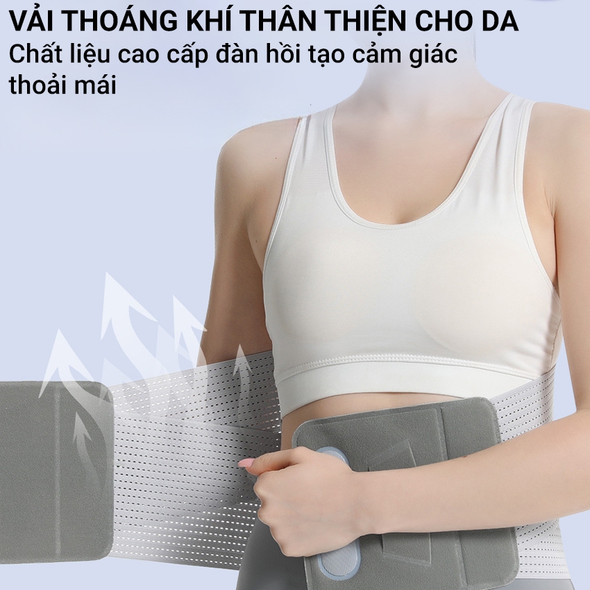 Đai định hình thắt lưng cột sống, hỗ trợ thắt lưng căng địa đệm, thoái hoá thoát vị đĩa đệm