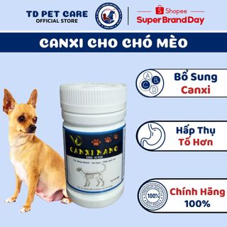 Lọ canxi dành cho chó mèo td canxi nano