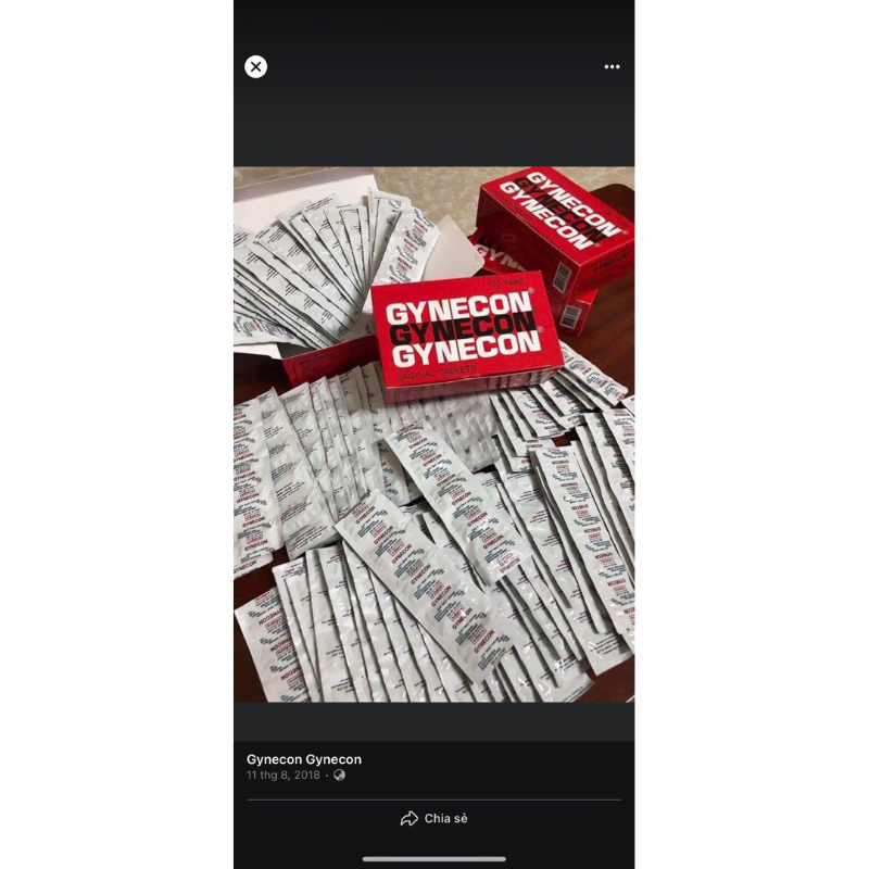 Che tên- phụ khoa Thái Lan 1 vỉ chuẩn Thái Lan