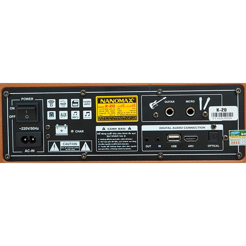 Loa Karaoke Xách Tay Nanomax K-20