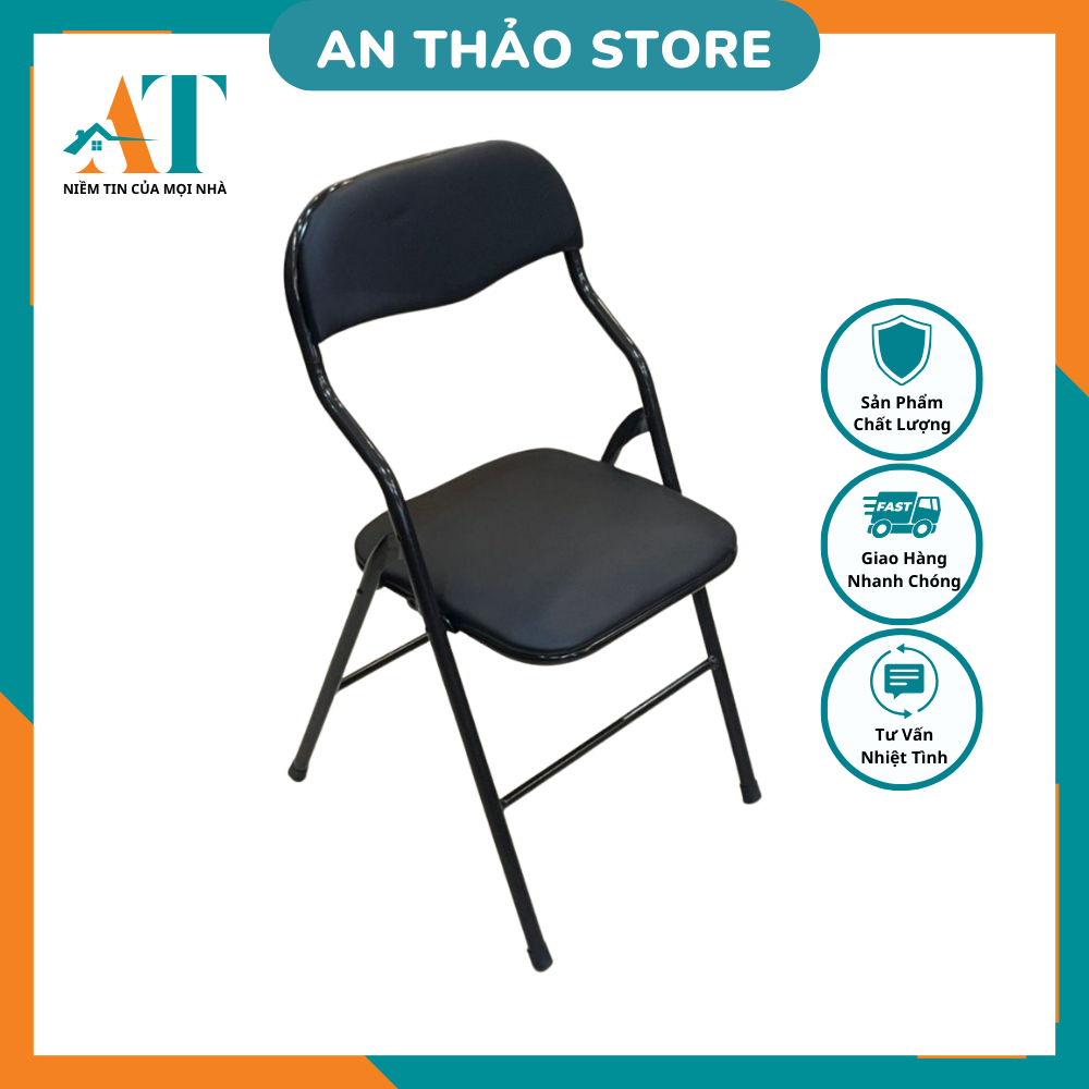 Ghế Văn Phòng Gấp Gọn Ghế Gấp Decor Phòng Ghế Đệm Tựa Lưng Bọc Da Êm Ái Khung Thép Sơn Tĩnh Điện | BigBuy360 - bigbuy360.vn