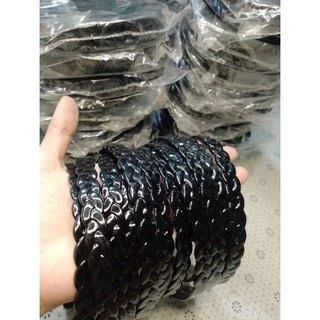 Cài bờm tóc nhựa đen bóng(nhiều size)