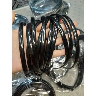 Cài bờm tóc nhựa đen bóng(nhiều size)