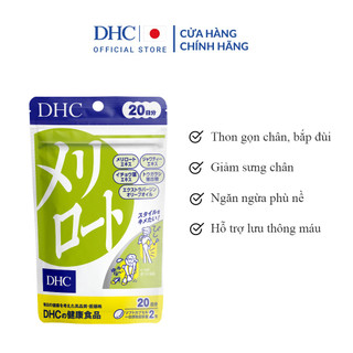 Tpbvsk DHC Melilot 20 ngày (Viên uống DHC thon chân hỗ trợ thon gọn bắp chân, giảm tình trạng da sần vỏ cam gói 40 viên)
