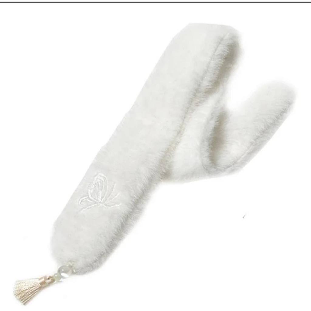 CÓ SẴN set outfit HOA TỬ DIÊN dành cho doll 20cm, KHĂN TRẮNG, KHÔNG KÈM DOLL.