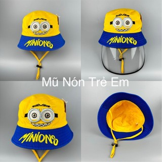 Nón vành minion - nón chống dịch minion cho bé trai