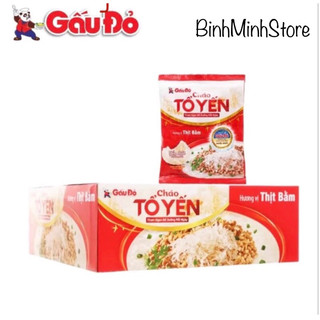 Thùng cháo gấu đỏ tổ yến 30 gói