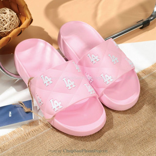 Dép đúc nam nữ MLB .Dép MLB_LA Unisex - Dép Chunky Bouncer Slide phối màu trend mới nhất hàn quốc