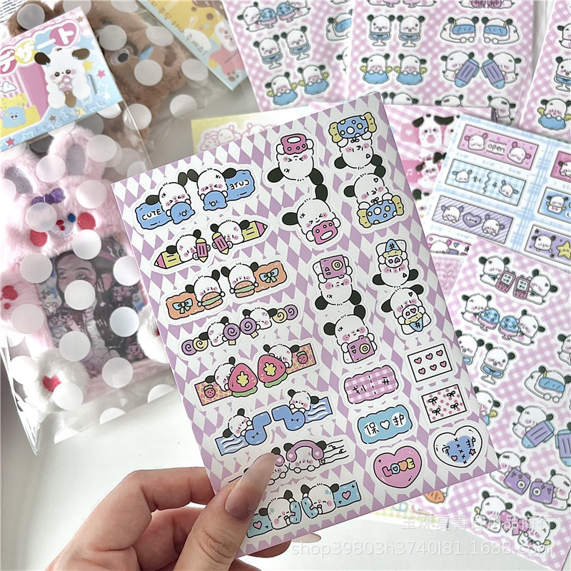 Set sticker cố định card/toploader dễ thương