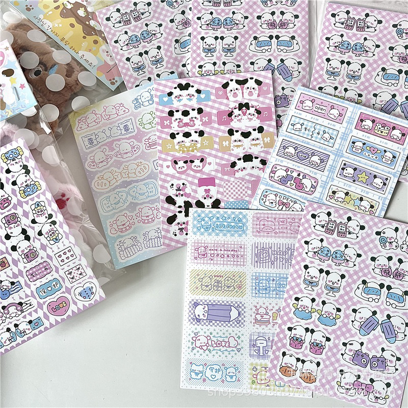 Set sticker cố định card/toploader dễ thương