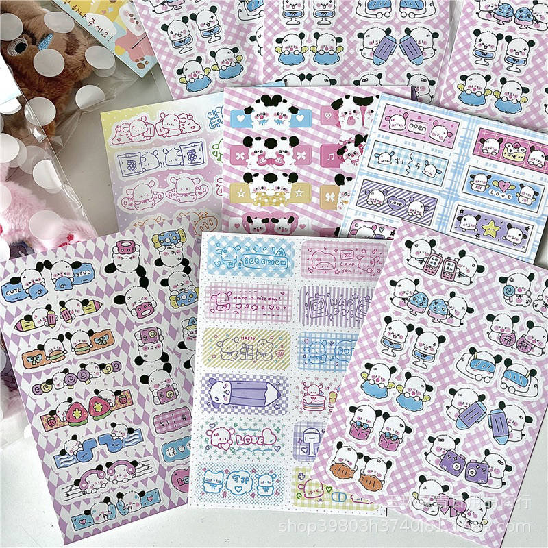 Set sticker cố định card/toploader dễ thương