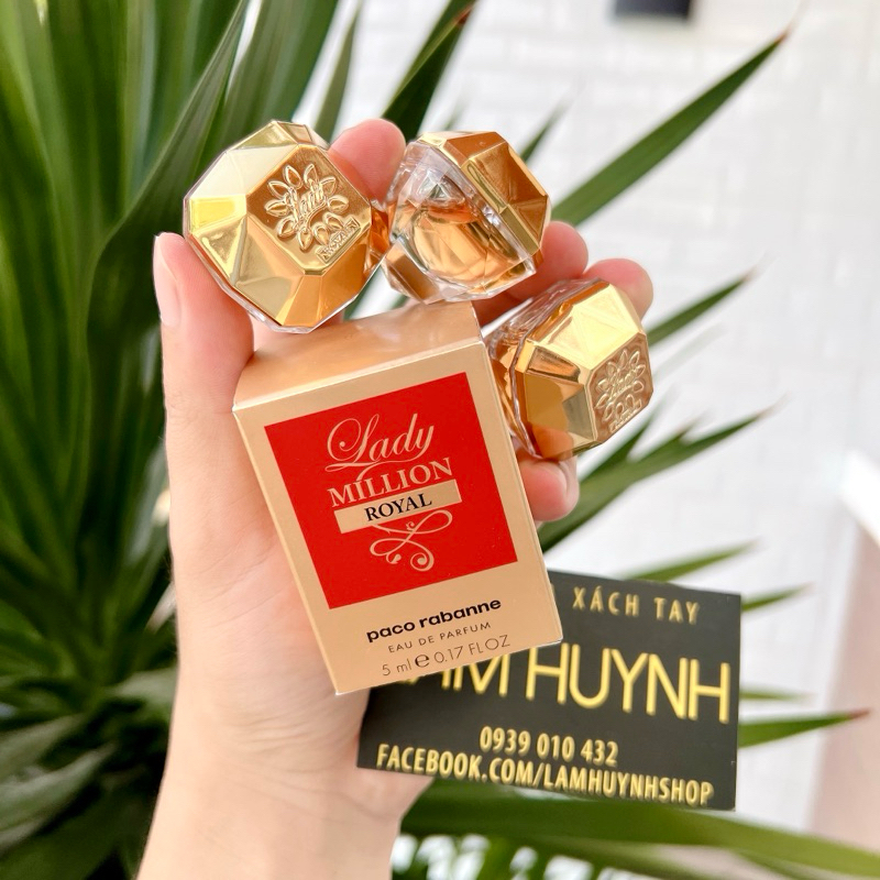 Nước hoa mini LADY MILLION EDP - Royal - Empire 5ml