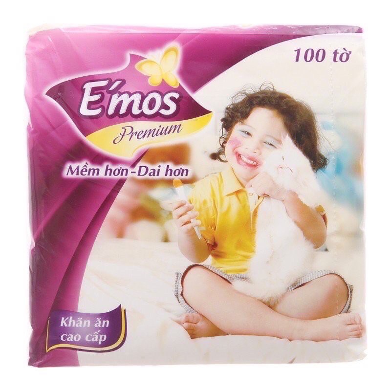 Khăn Giấy Vuông Emos Premium