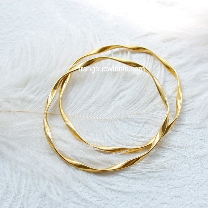 Vòng tay nữ titan Xoắn VG