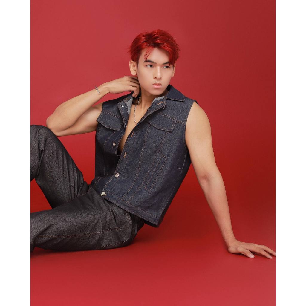 Áo Gile Jeans Nam - Hàng Thiết Kế