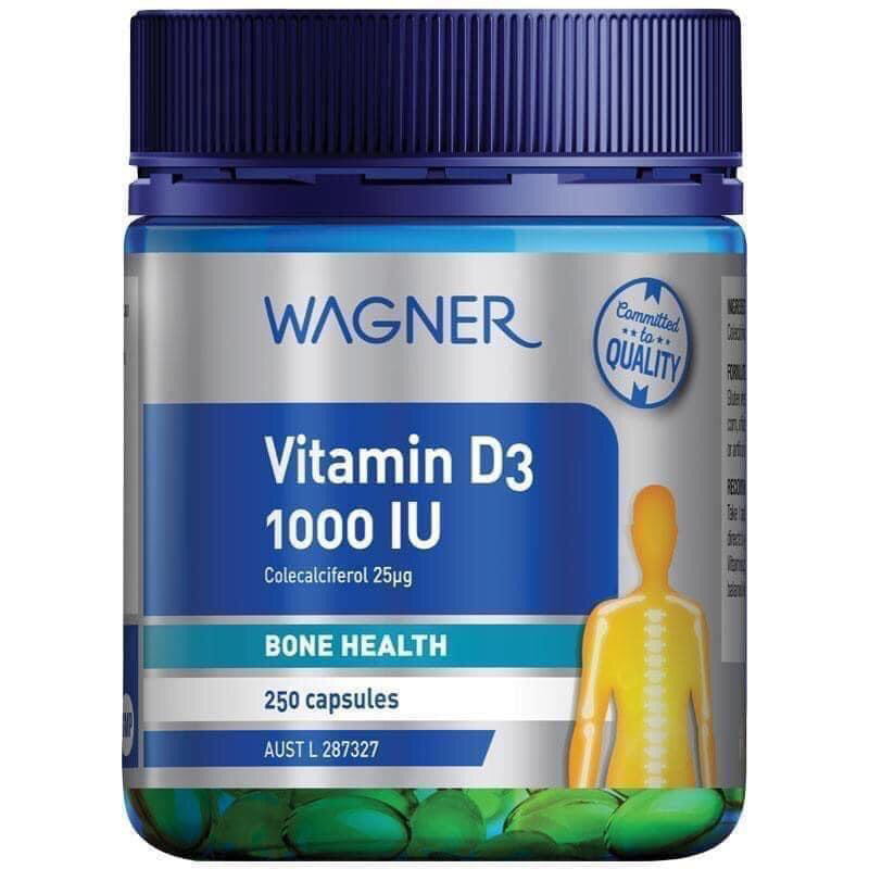 (BillChemist) Viên uống bổ sung Vitamin D3 1000iu Wagner Úc - Date 26
