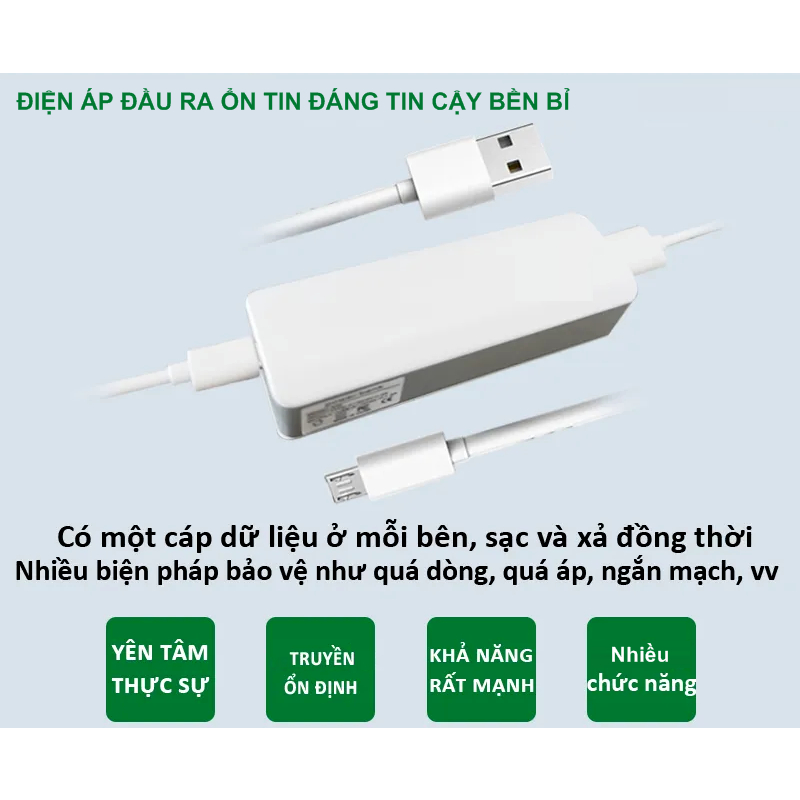 Nguồn dự phòng UPS 5V 2000mAh