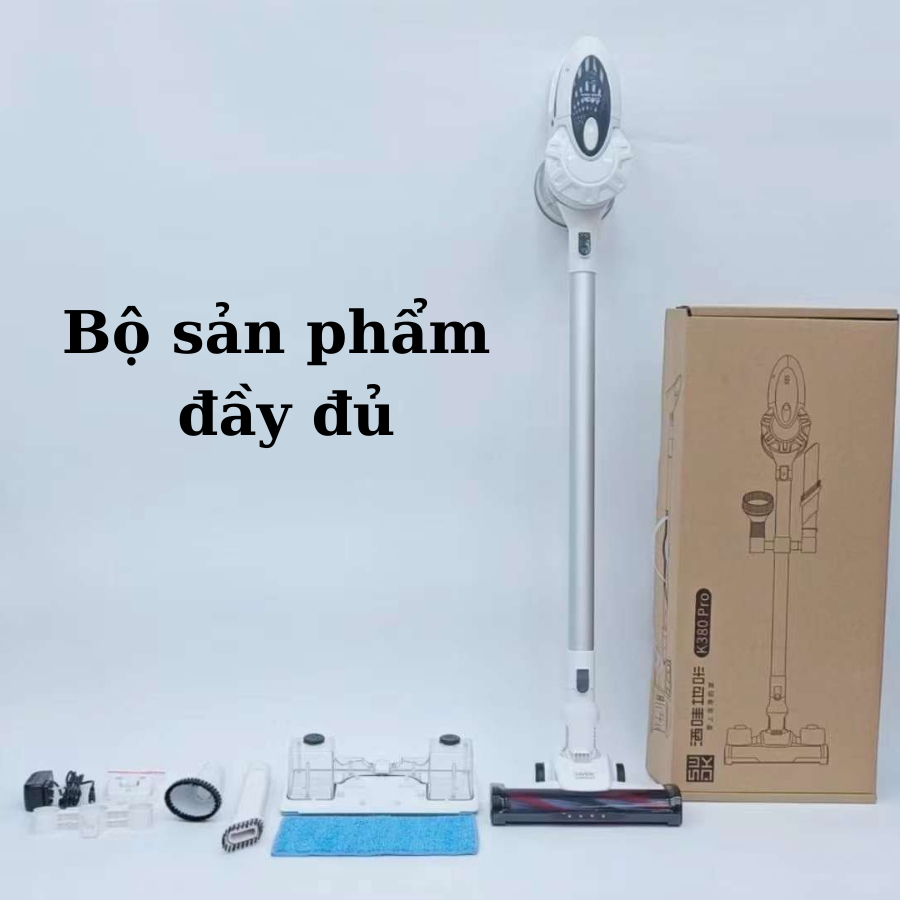 Máy hút bụi lau nhà XIAOMI SWDK K380PRO - pin khỏe 2200 mAh, động cơ BLDC cao cấp