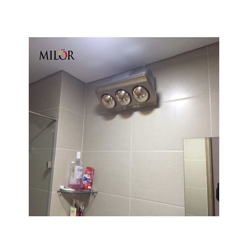 Đèn Sưởi Nhà Tắm 2 Bóng Và 3 Bóng Siêu Ám , Máy Sưởi Chống Loá Không Đốt Cháy Oxy