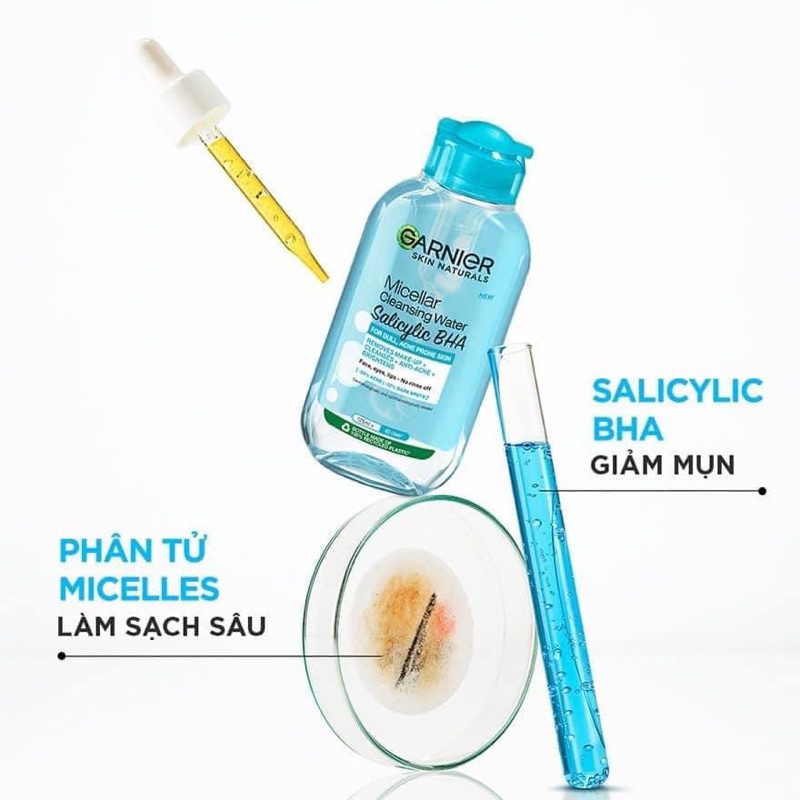Nước tẩy trang Garnier  mini 50ml & 125ml
