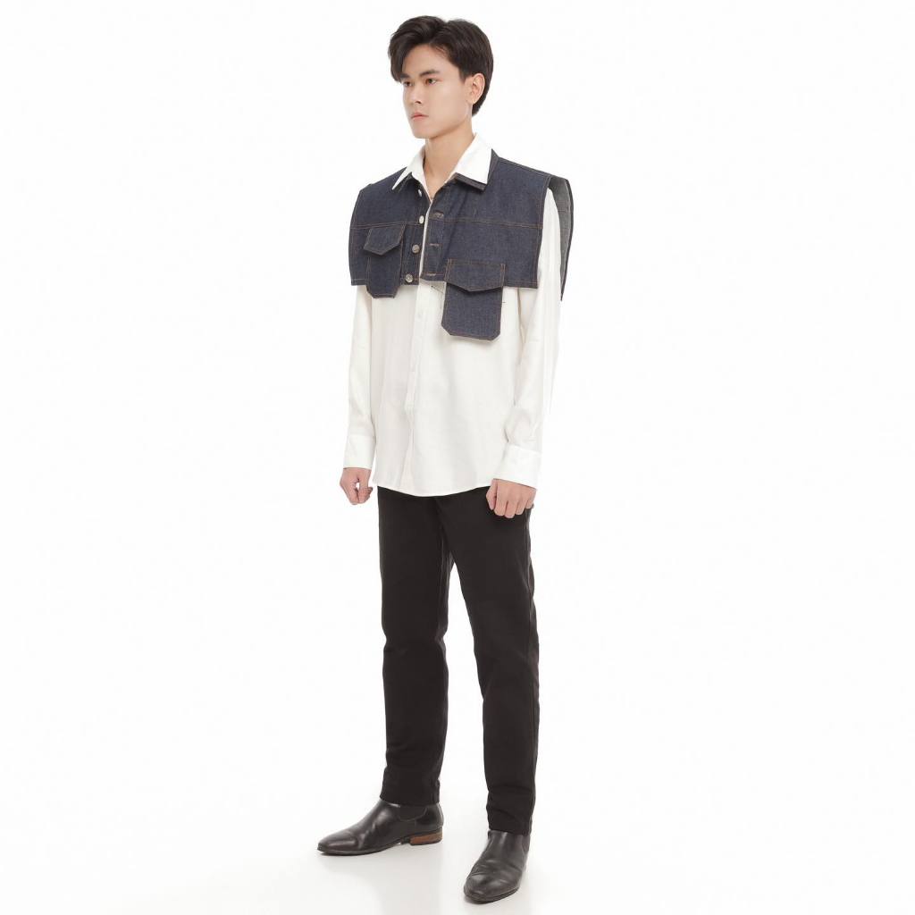 ÁO Gile Jeans Kiểu Mới - Hàng Thiết kế