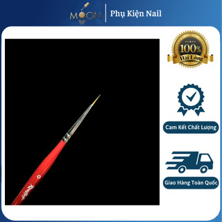 Cọ Vẽ màu nước Số 0, vẽ bột bản, Acrylic, vẽ hoa văn. Cọ Nga nhập khẩu lông chồn thật Kolinsky