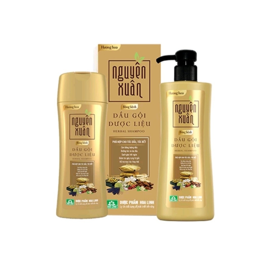 Dầu gội xả dược liệu Nguyên Xuân các loại cho tóc thường, tóc hư tổn, tóc gàu, tóc bết