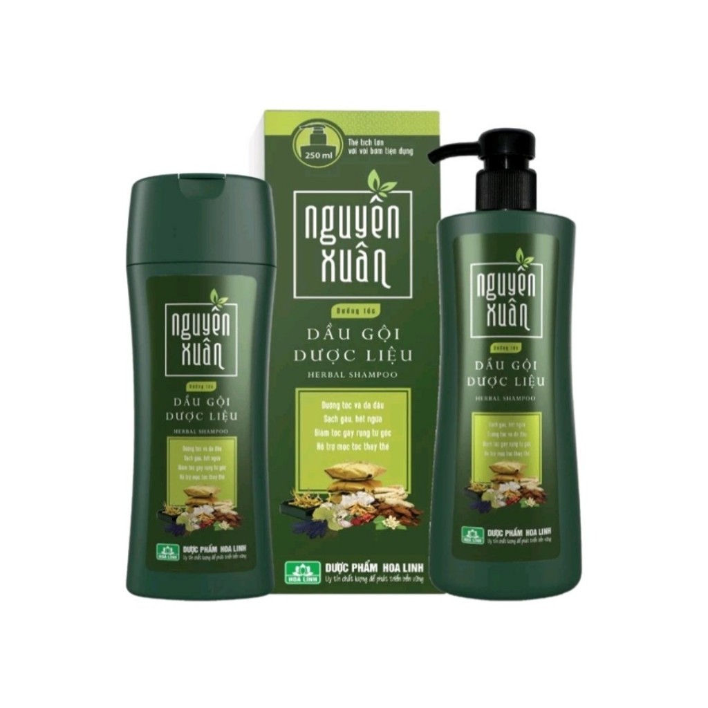 Dầu gội xả dược liệu Nguyên Xuân các loại cho tóc thường, tóc hư tổn, tóc gàu, tóc bết