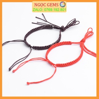 Vòng tay handmade tết sẵn, vòng dây chờ để mix tỳ hưu, hạt vòng, hạt charm