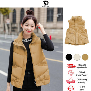 Áo phao gile basic Tuvada, áo gile phao siêu nhẹ siêu ấm, áo khoác gile cao cấp GLV86