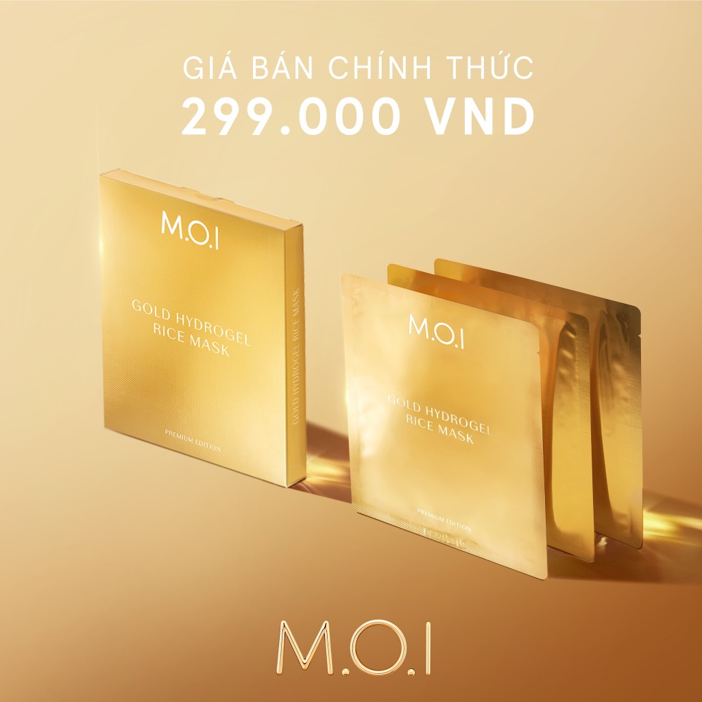 Mặt nạ Gạo Premium M.O.I Cosmetics tinh khiết Hydrogel  10g