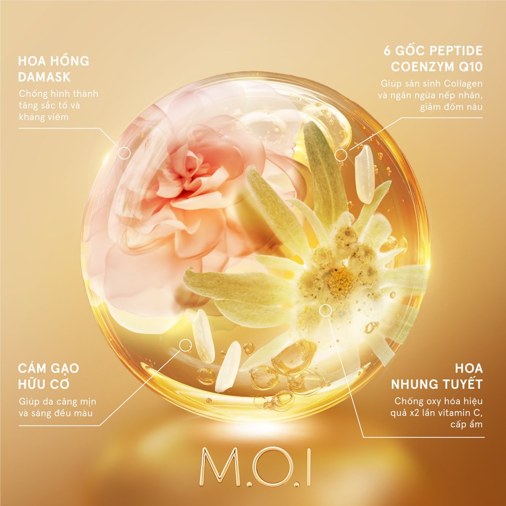 Mặt nạ Gạo Premium M.O.I Cosmetics tinh khiết Hydrogel  10g