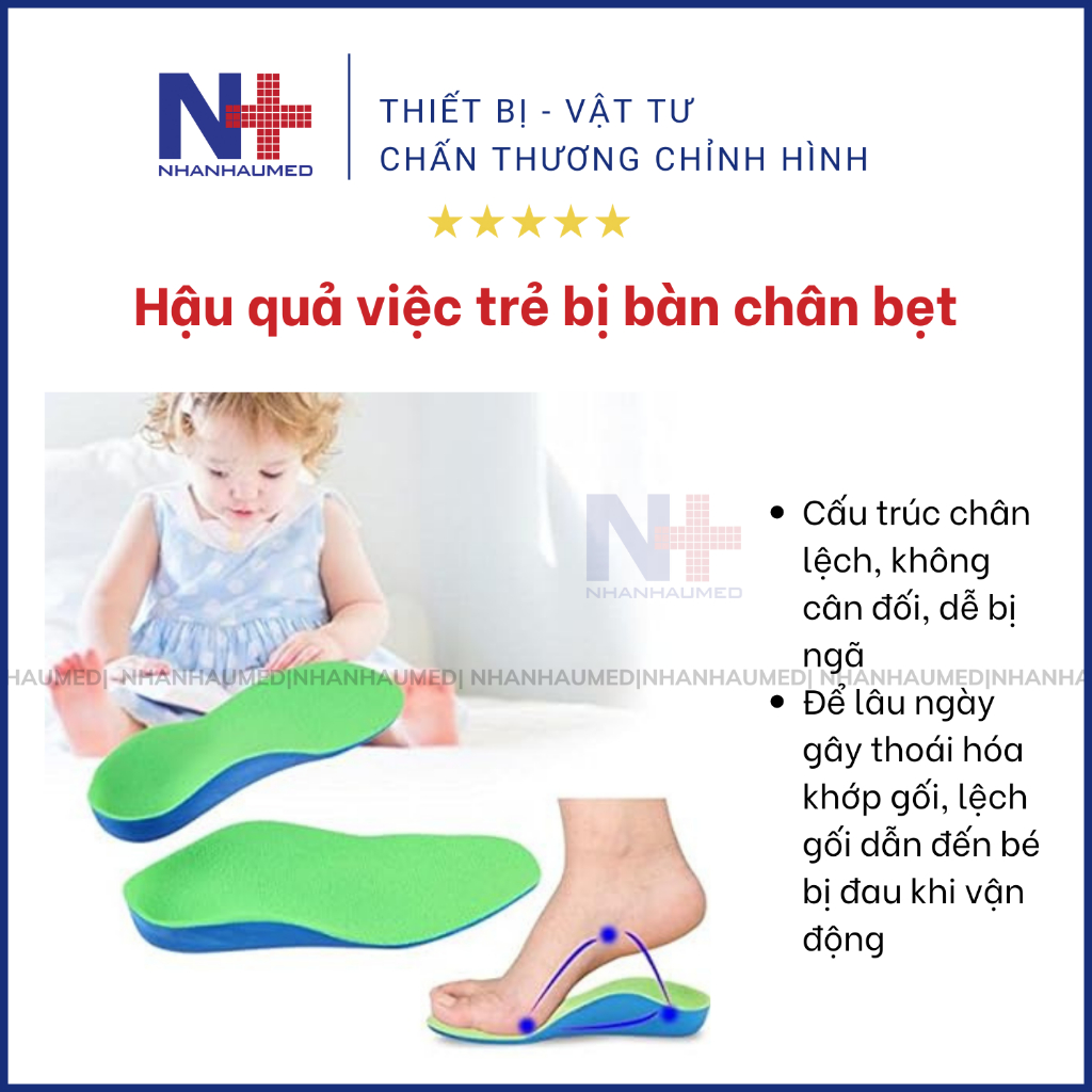Lót Giày Chỉnh Hình Bàn Chân Bẹt Cho Trẻ Em, Lót Giày Bàn Chân Bẹt Tạo Vòm Cho Bé