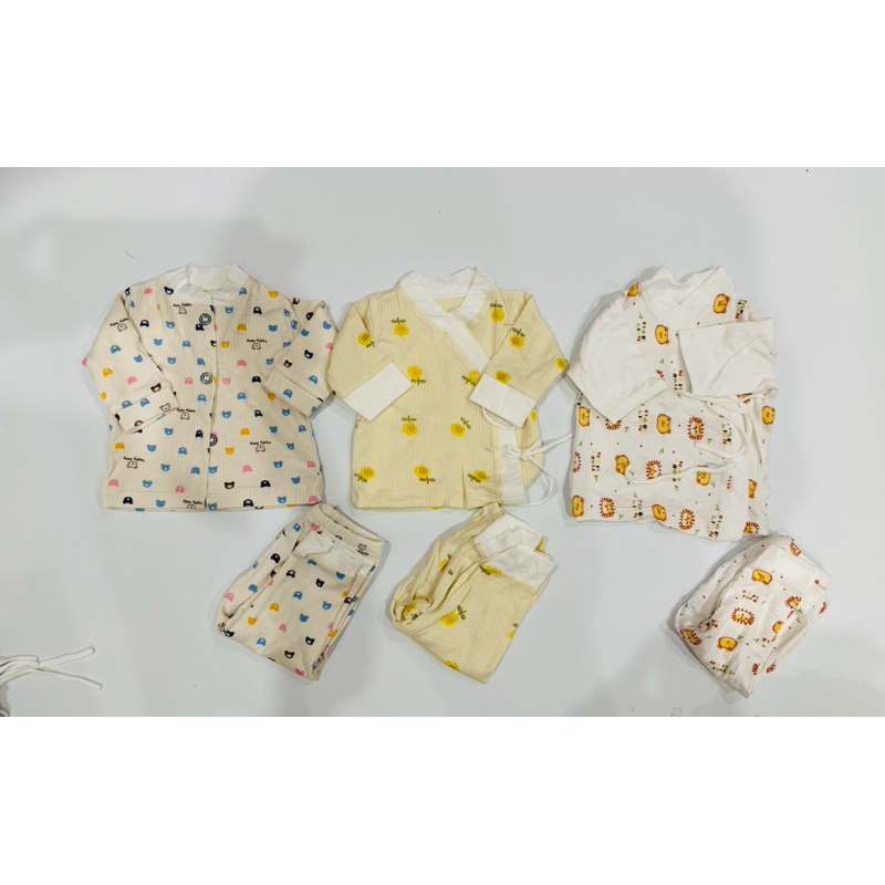 SET QUẦN ÁO TRẺ SINH NON THIẾU THÁNG 1kg-3kg ✨𝙎𝙞𝙯𝙚 𝙧𝙞𝙚̂𝙣𝙜✨Set bộ quần áo 100% COTTON THOÁNG MÁT