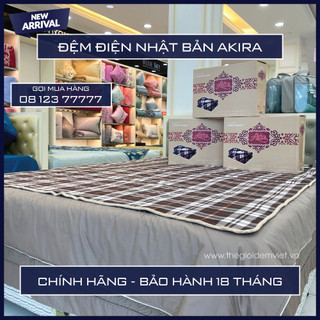 Đệm điện nhật bản akira - hàng chính hãng