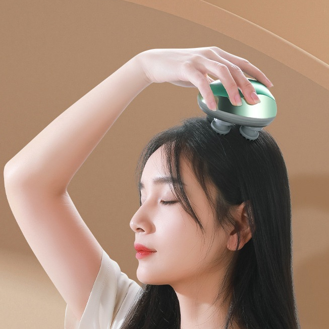 Máy massage đầu DAITASHI phiên bản mini cầm tay xoa bóp mô phỏng tay người giảm đau mỏi cơ